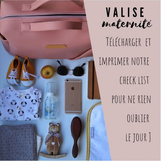 La valise de maternité: notre check list ultime