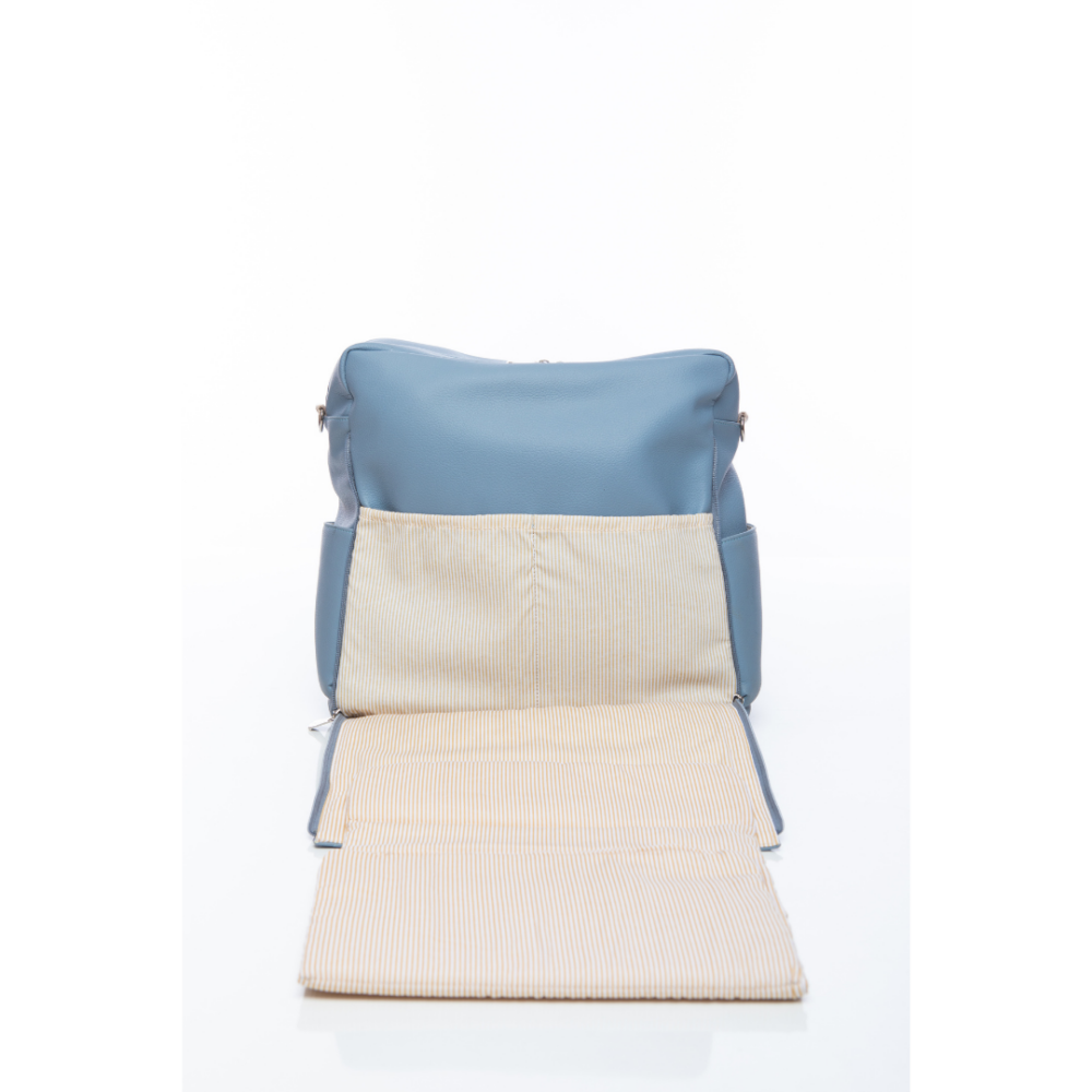 Sac à Langer Ines Bleu canard – Image 7