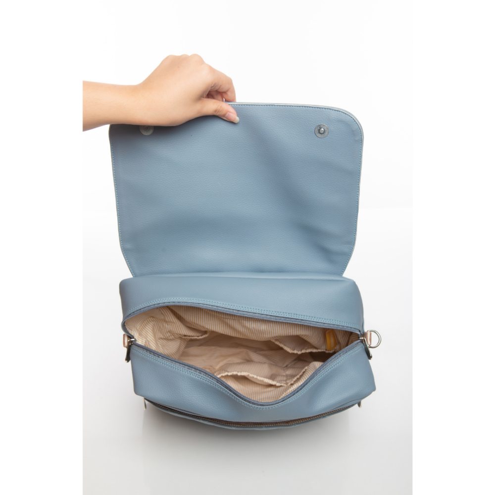 Sac à Langer Ines Bleu canard – Image 11
