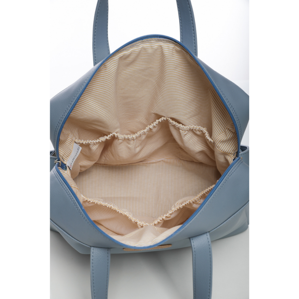 Sac à Langer Dora Bleu canard – Image 5