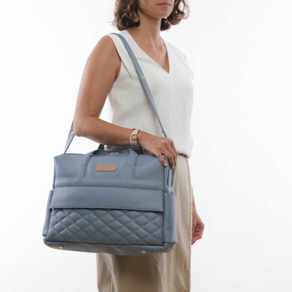 Sac à Langer Kayla Bleu canard – Image 13